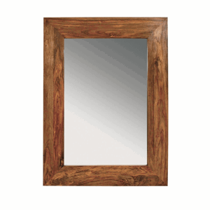 Zrcadlo Rami 90x120 z indického masivu palisandr / sheesham Ořech