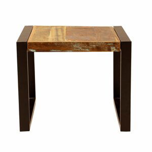 Konferenční stolek Retro 60x45x60 z recyklovaného mangového dřeva Old spice