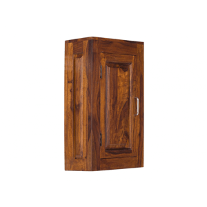 Nástěnná skříňka do koupelny Suri 40x60x15 z indického masivu palisandr / sheesham Světle medová