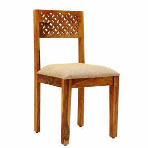 Židle Mira s polstrovaným sedákem z indického masivu palisandr / sheesham Two tone