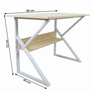 Pracovní stůl s policí TARCAL Tempo Kondela 80x40 cm