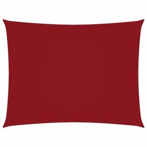Stínící plachta obdélníková 5 x 6 m oxfordská látka Dekorhome Červená