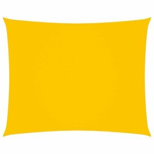 Stínící plachta obdélníková 4 x 5 m oxfordská látka Dekorhome Žlutá