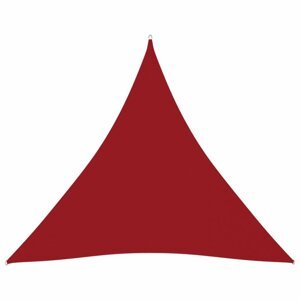 Stínící plachta trojúhelníková 5 x 5 x 5 m oxfordská látka Dekorhome Červená