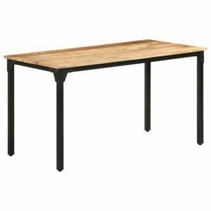 Jídelní stůl mangovníkové dřevo / kov Dekorhome 140x70x76 cm
