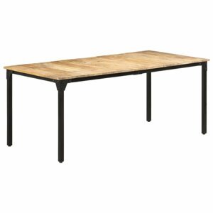 Jídelní stůl mangovníkové dřevo / kov Dekorhome 180x90x76 cm