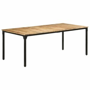 Jídelní stůl mangovníkové dřevo / kov Dekorhome 200x100x76 cm