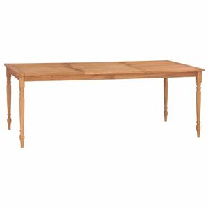 Jídelní stůl teakové dřevo Dekorhome 220x100x75 cm