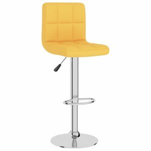 Barová židle látka Dekorhome Žlutá