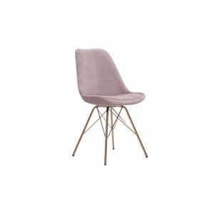 Jídelní židle 2 ks IKAROS Dekorhome Růžová