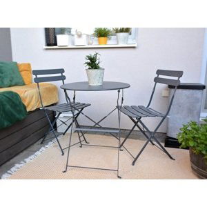 Zahradní bistro set 3 ks Rojaplast Šedá