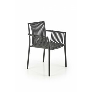 Stohovatelná jídelní židle K492 Halmar Černá