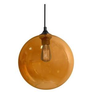 Závěsná lampa EDISON s nastavitelnou výškou Candellux Oranžová