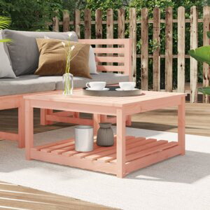 Zahradní stůl 82,5 x 82,5 x 45 cm masivní dřevo douglasky