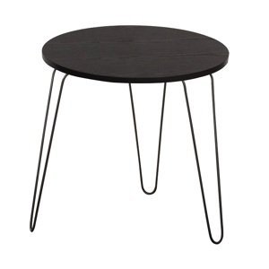 Příruční stolek RONIN černý dub / černá Tempo Kondela