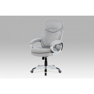 Kancelářská židle KA-G198 látka / plast AUTRONIC Světle šedá