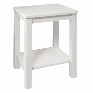 Noční stolek FOSIL masiv bílá Tempo Kondela