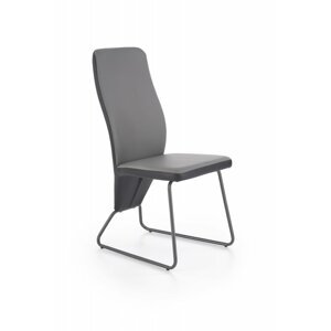 Jídelní židle K300 Halmar Černá / šedá