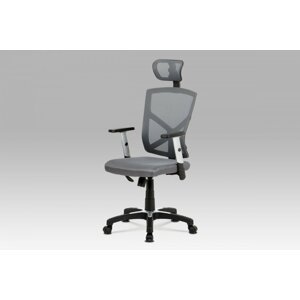 Kancelářská židle KA-H104 látka / plast Autronic Šedá