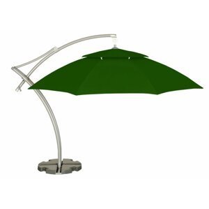 Závěsný slunečník ø 420 cm Zelená