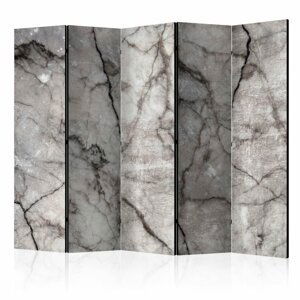 Paraván Grey Marble Dekorhome 225x172 cm (5-dílný)