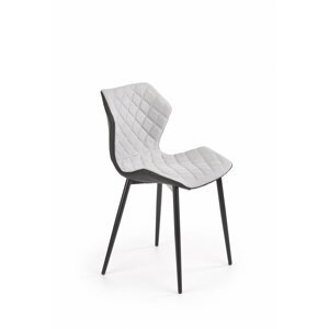 Jídelní židle K389 šedá / černá Halmar