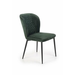 Jídelní židle K399 Halmar Tmavě zelená