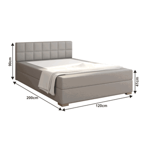 Boxspringová postel FERATA KOMFORT Tempo Kondela 120 x 200 cm