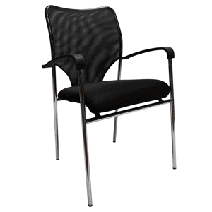 Konferenční židle UMUT síťovina / plast / kov Kondela Černá