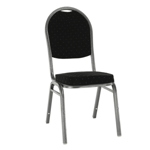 Stohovatelná židle JEFF 3 NEW Tempo Kondela Černá