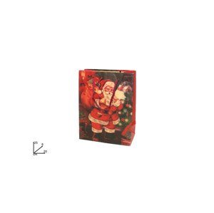 PROHOME - Taška vánoční Santa 25x20x8cm