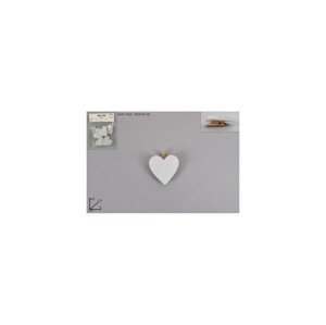 PROHOME - Srdce na kolíčku 5cm 8ks