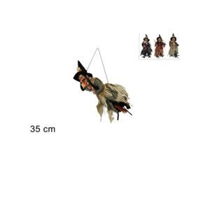 PROHOME - Čarodějnice závěsná 35cm různé druhy