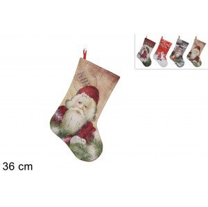 PROHOME - Punčocha vánoční 36cm různé motivy