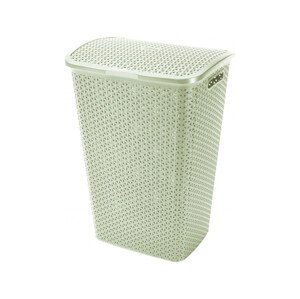 CURVER - Koš na špinavé prádlo Y Style Rattan 55 l krémový