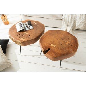Estila Designový moderní příruční stolek Terra 1ks