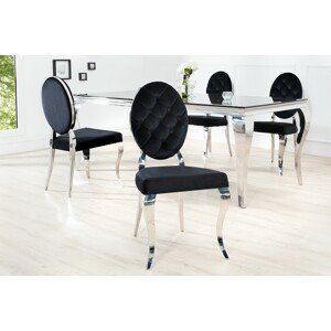 Estila Luxusní jídelní židle Modern Barock II černá