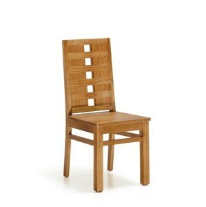Estila Koloniální jídelní židle Madhu z masivního dřeva Mindi hnědé barvy 100cm