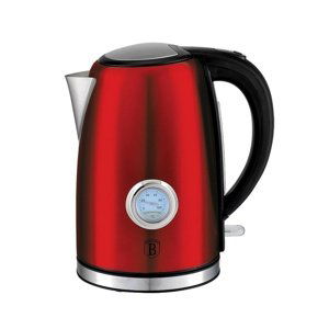 Berlinger Haus Rychlovarná konvice s termostatem Burgundy Metallic Line, 1,7 l