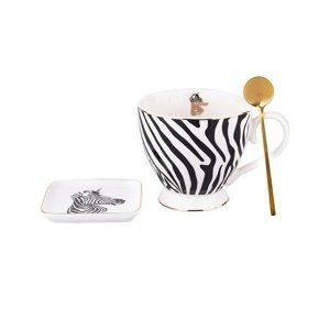 Altom Porcelánová jumbo sada 430 ml, Zebra