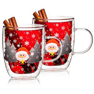 4Home Termo sklenice Mug Santa Hot&Cool 270 ml, 2 ks