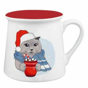 Toro Keramický hrnek Xmas Cat, 290 ml