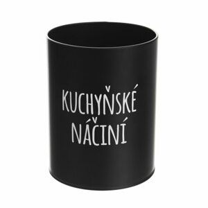 Orion Stojan na kuchyňské náčiní BLACK