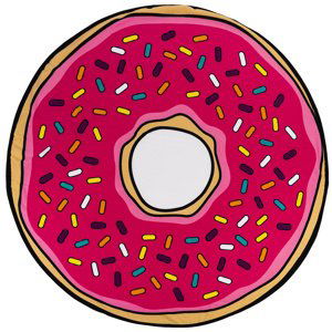 JAHU Plážová osuška micro Donut, 150 cm