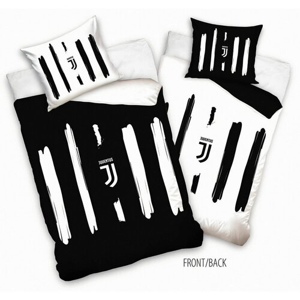 BedTex Bavlněné povlečení FC Juventus Cinque, 140 x 200 cm, 70 x 90 cm