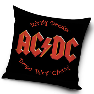 TipTrade Povlak na polštářek AC/DC Dirty Deeds, 45 x 45 cm