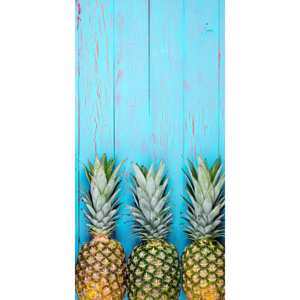 Plážová osuška Ananas Blue, 70 x 140 cm
