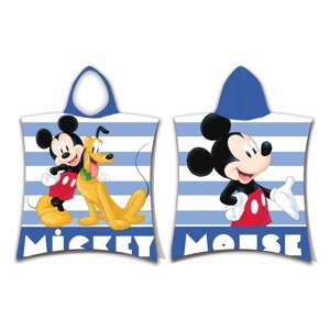 Jerry Fabrics Dětské pončo Mickey stripe, 50 x 115 cm