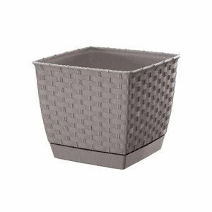 Prosperplast Ratolla Square 19 x 19 x 15,9 cm moka