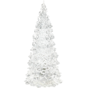 Vánoční LED dekorace Xmas tree barevná, 17 cm